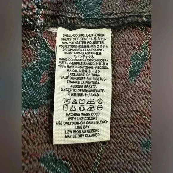 Free People Say Yes Floral Jacquard Textured Knit Mini Dress Size 4 - Picture 11 of 11